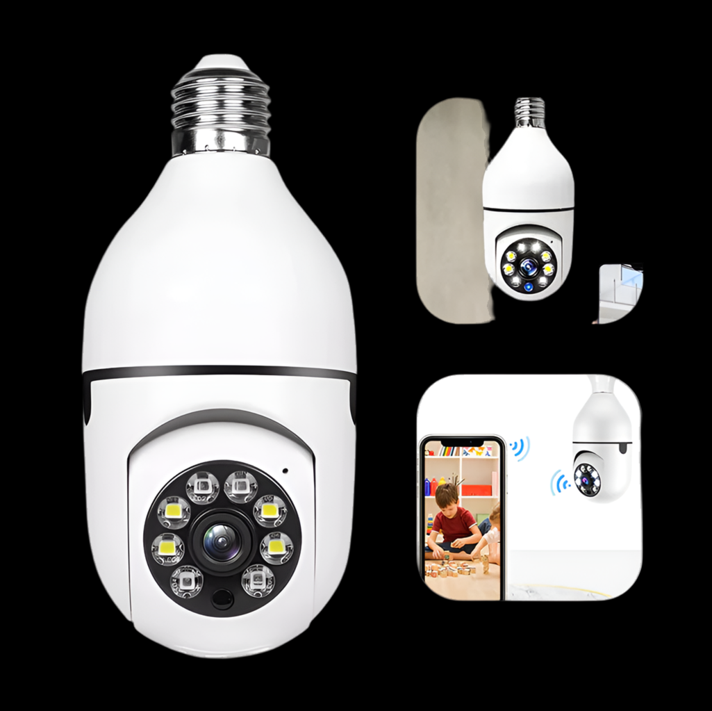 360° Light Bulb Camera