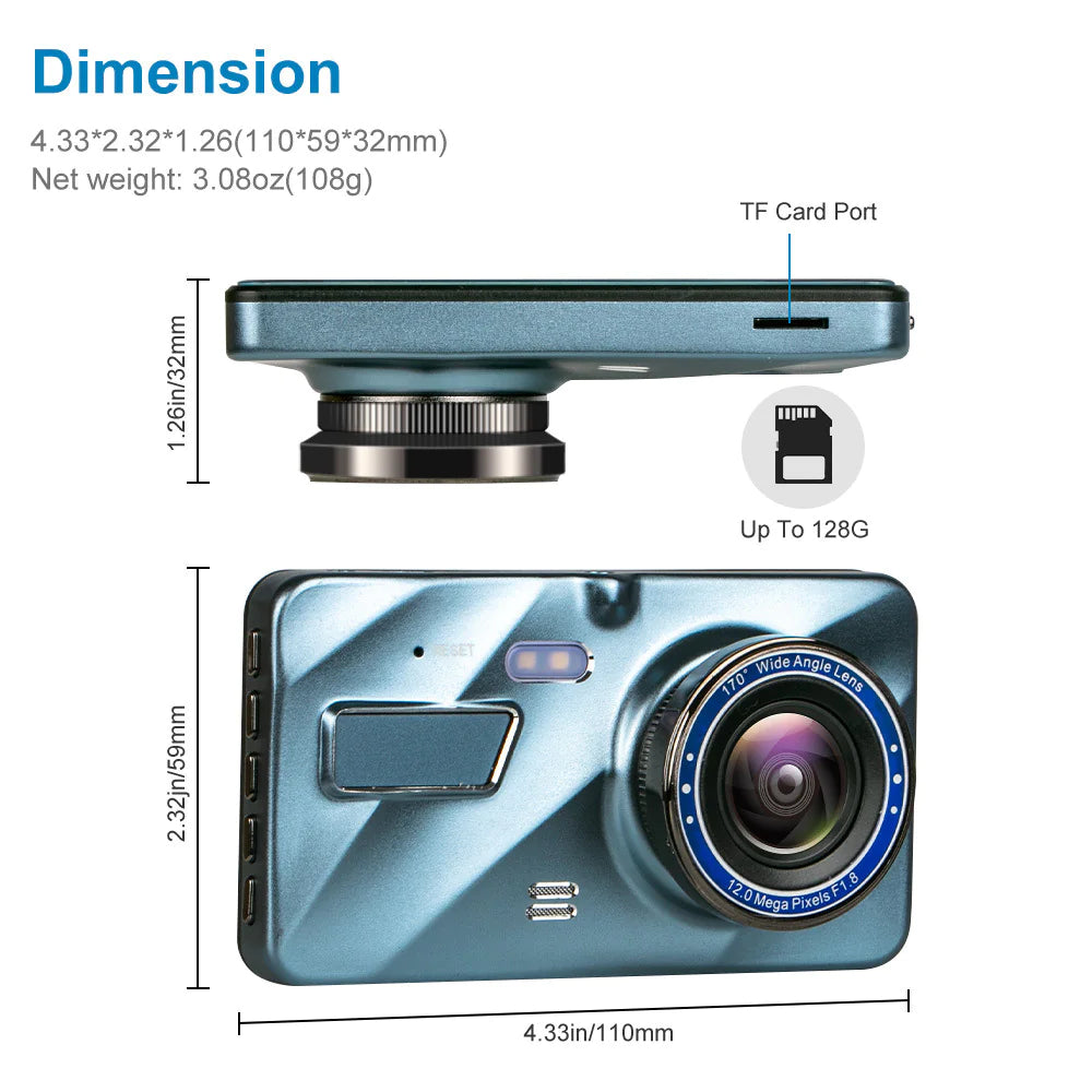 DirveMate TouchScreen DashCam