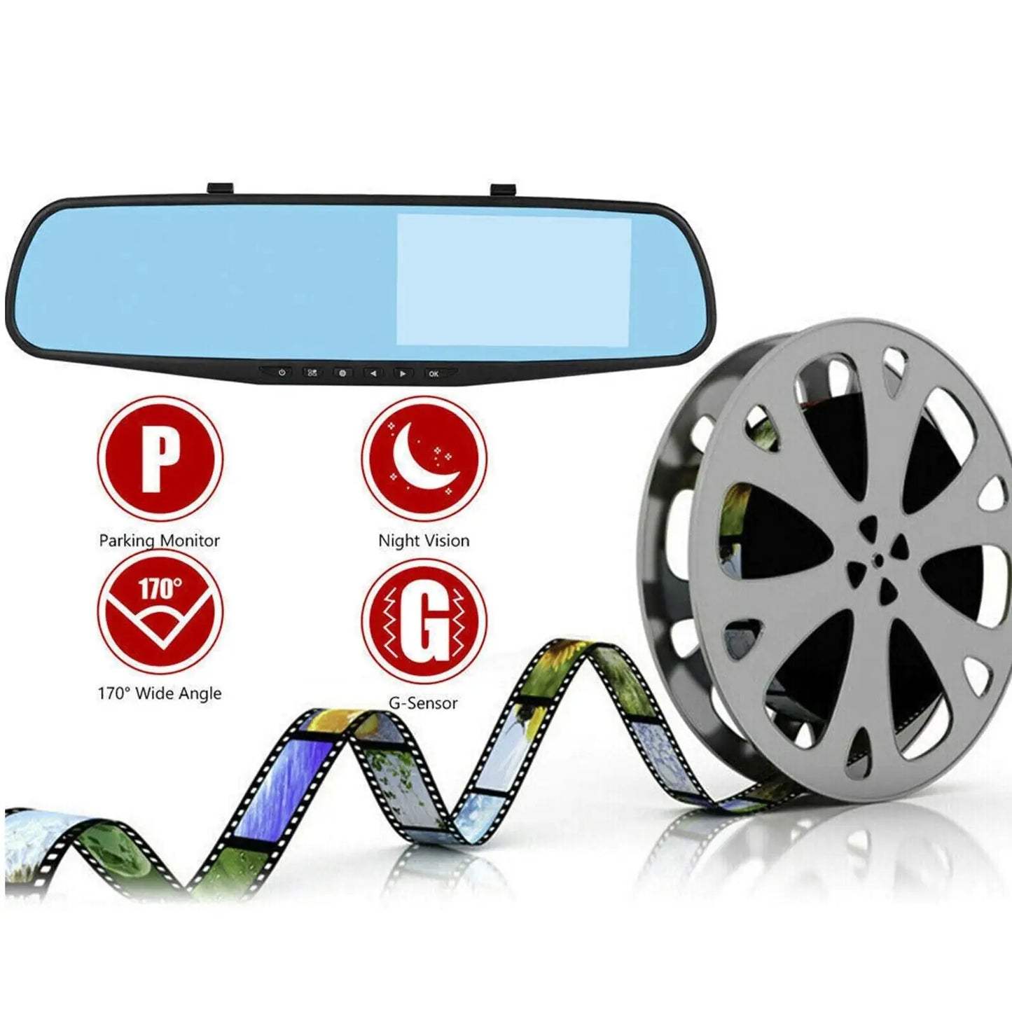 ClearView Dual Miror Dashcam