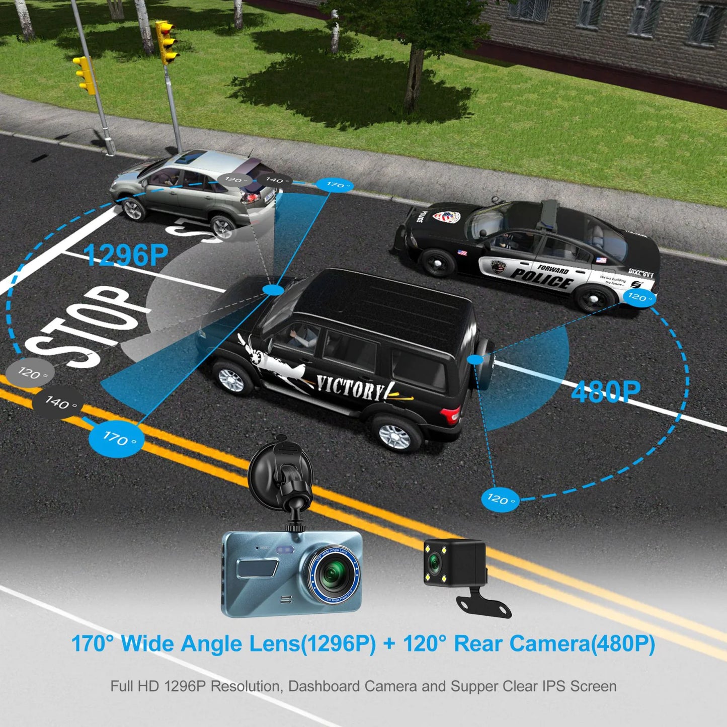 DirveMate TouchScreen DashCam