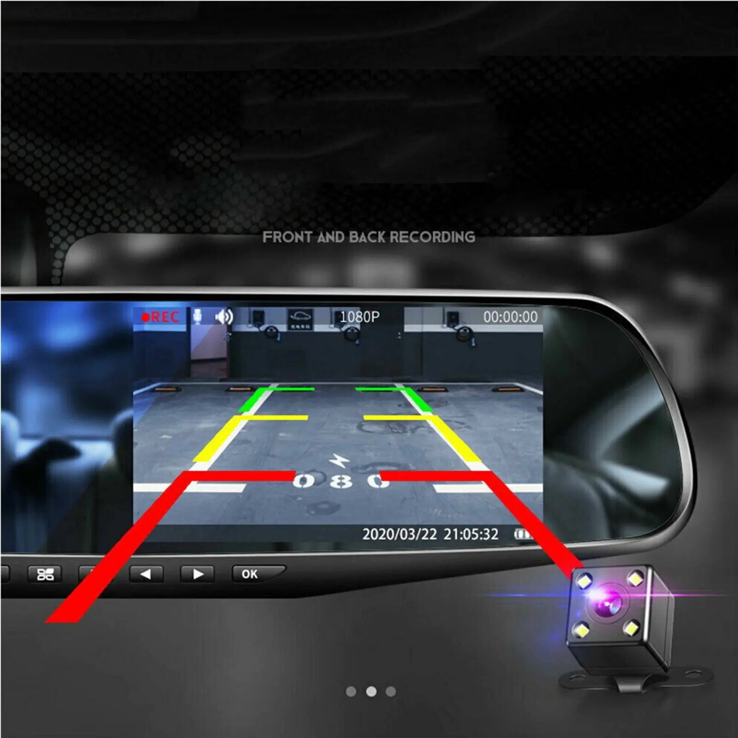 ClearView Dual Miror Dashcam